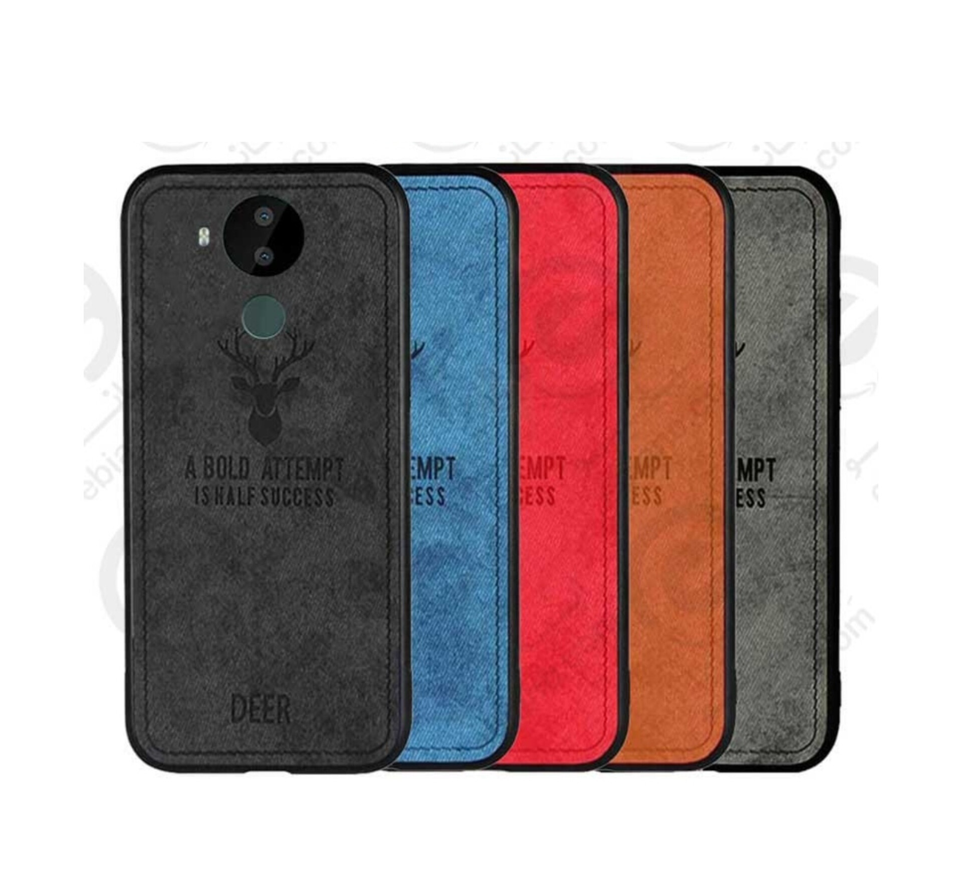 کاور چرمی  پارچه ای طرح گوزن گوشی نوکیا 5  / Deer Case Nokia C30
